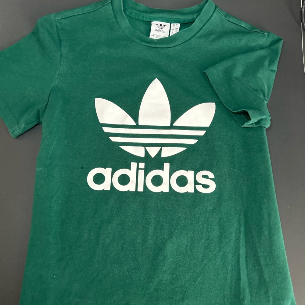 Dark Green, Adidas, Trifold Shirt